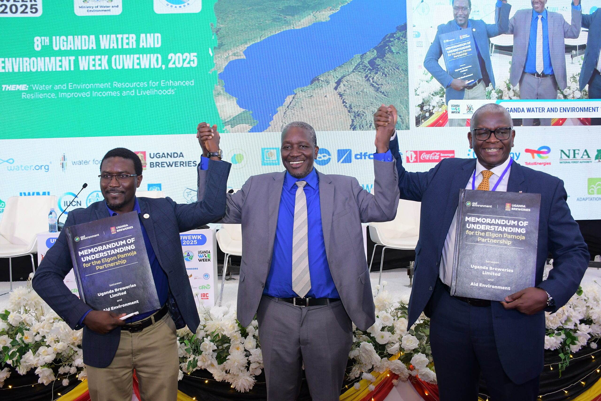 Uganda Breweries Commits Shs 1 billion Mt. Elgon Water Catchment Protection