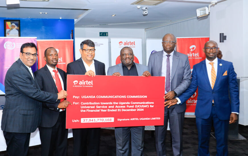 Airtel Contributes Shs 37.9 billion to UCC’s Universal Service Fund