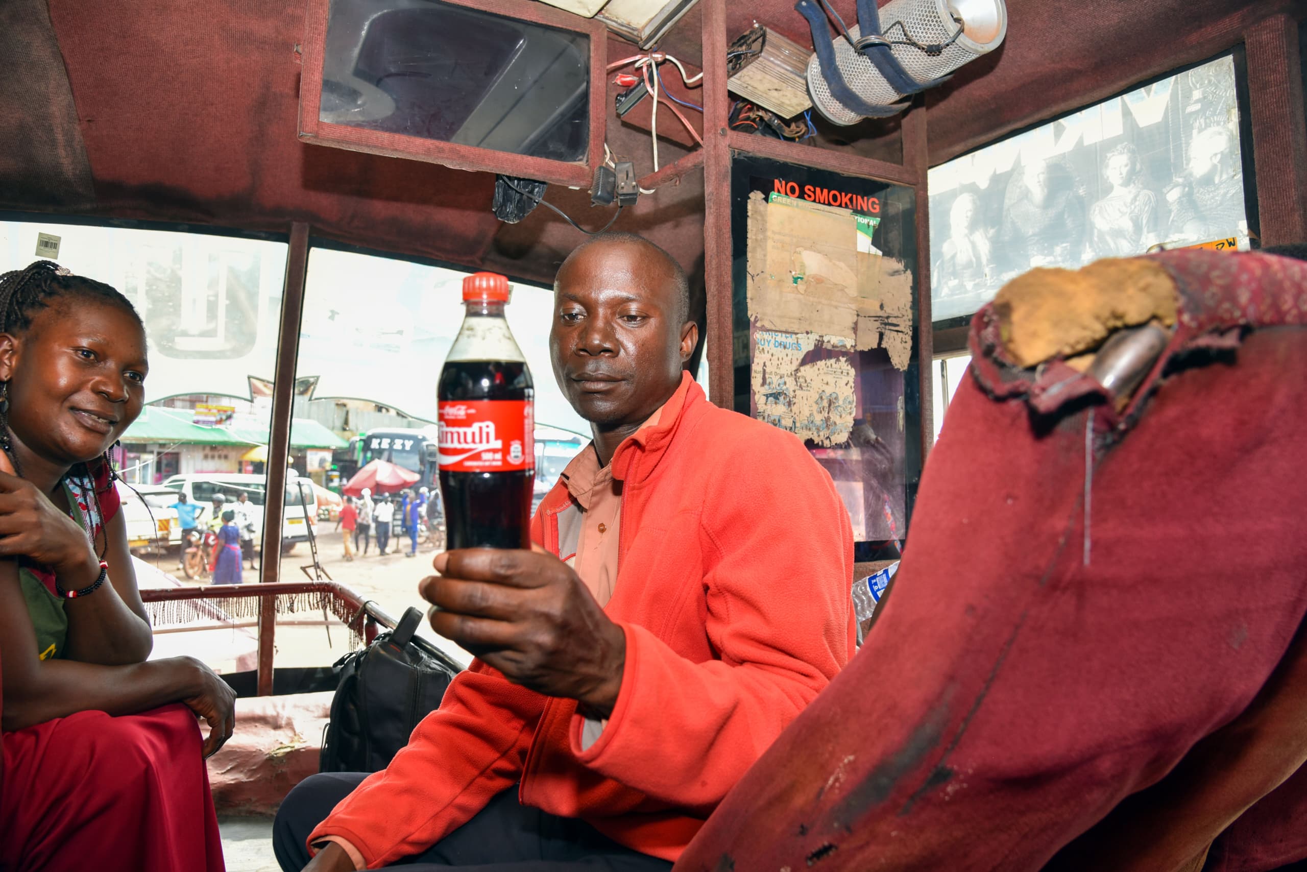 Coke on the Go: Travellers Light Up as Their Names Appear on Bottles at Namayiba Bus Park