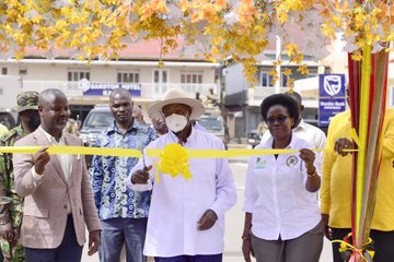 Museveni Commissions Shs 53 billion Road Projects in Kasese