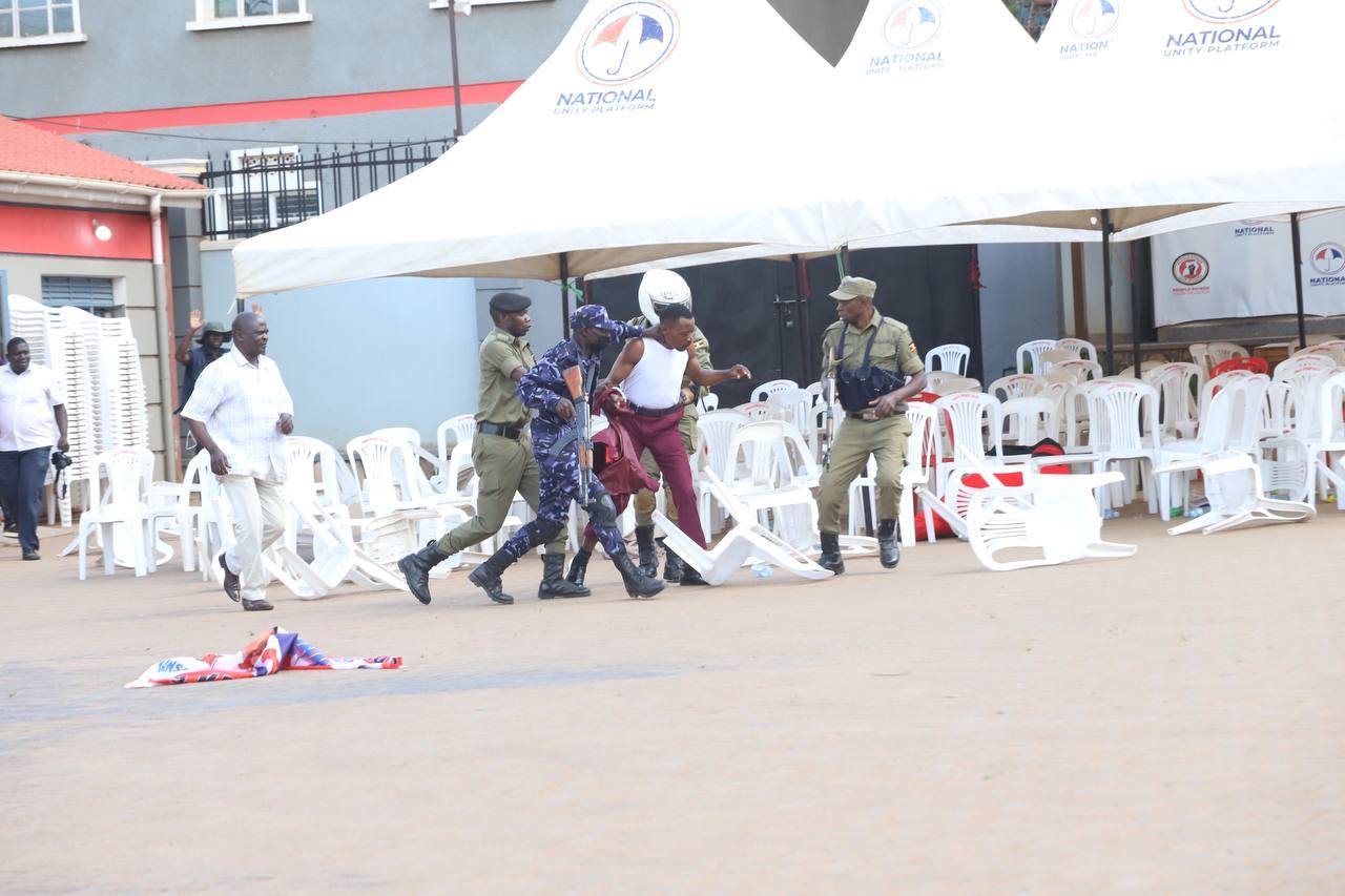 Security Forces Raid NUP Offices ahead of the delegates conference