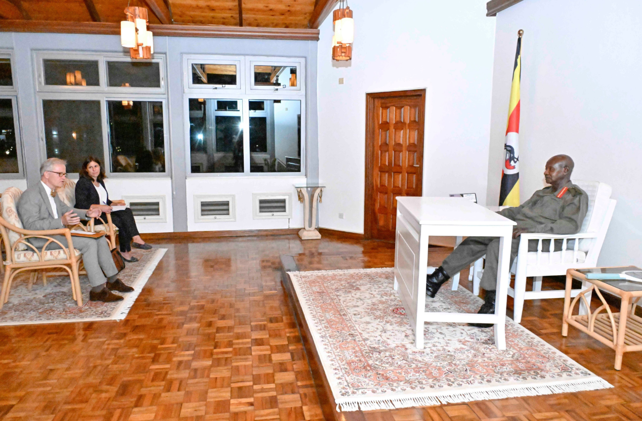 Schauer Meets Museveni Amid Accusations of Rebel Links, Denies Involvement