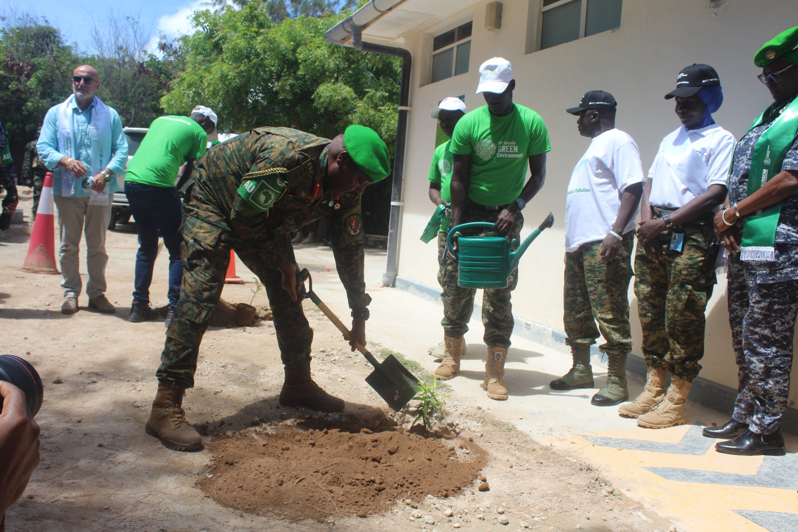 UPDF Troops Join Global Efforts to Combat Plastic Waste in Somalia