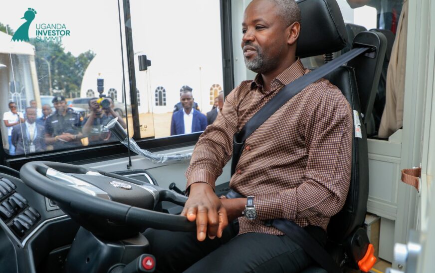 Tayebwa Unveils Kayoola EVS 2025, Hands It Over to Civil Aviation Authority
