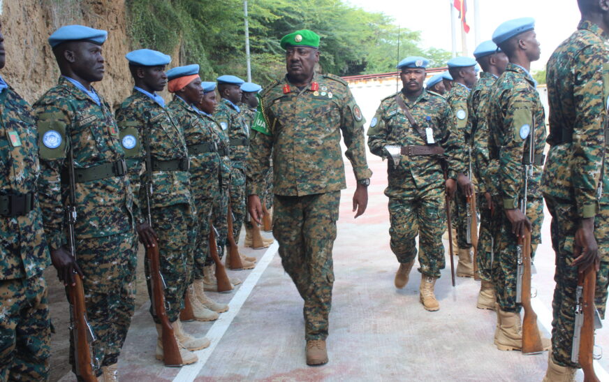 Lt Gen Kavuma Commends UPDF Peacekeepers During Maiden Visit to UNGU-XI