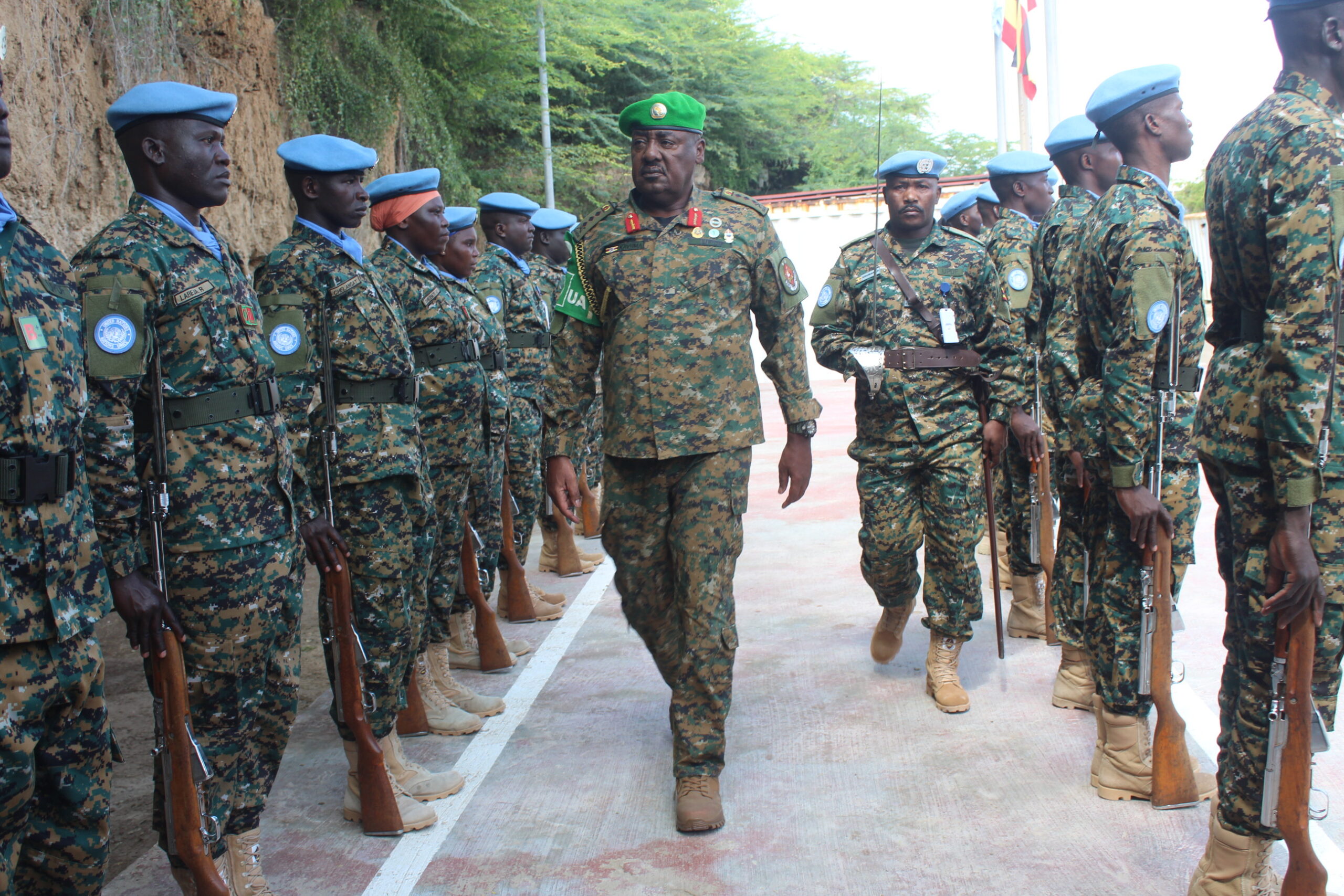Lt Gen Kavuma Commends UPDF Peacekeepers During Maiden Visit to UNGU-XI