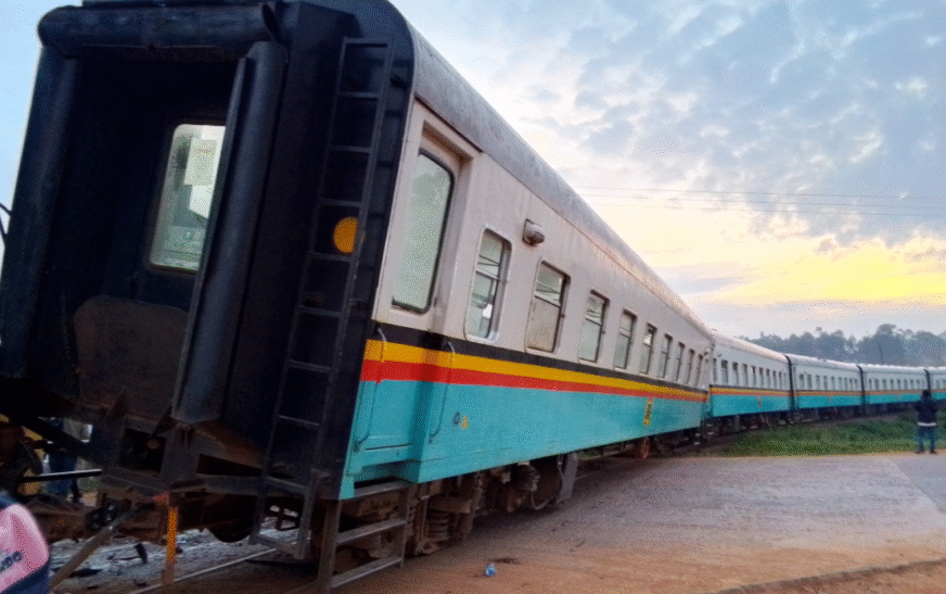 Trinity Express Bus Crashes into Train in Kampala Suburb
