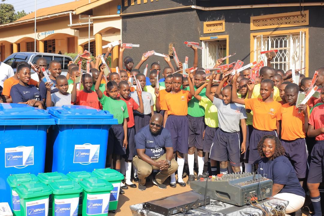 dfcu Bank inspires and empowers learners in Conbert Modern Primary School outreach