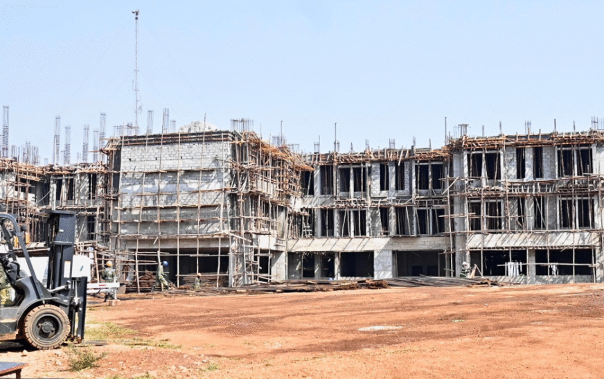 Gen. Muhoozi Inspects UPDF Headquarters Project, Orders Fast-Tracking of Completion