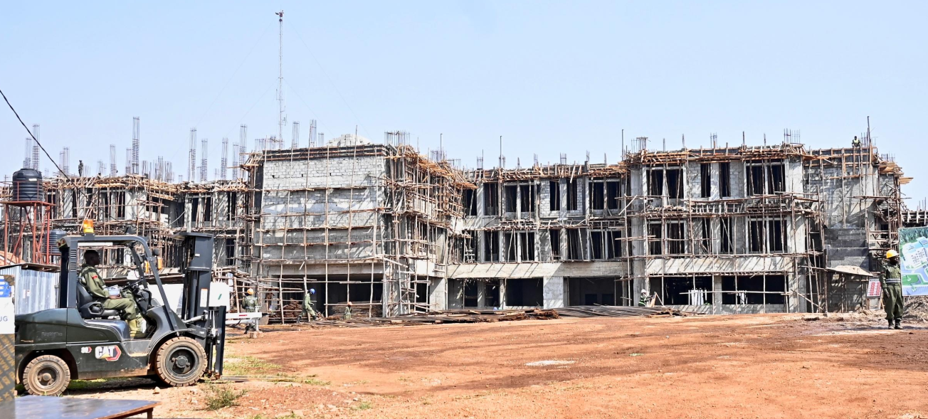 Gen. Muhoozi Inspects UPDF Headquarters Project, Orders Fast-Tracking of Completion