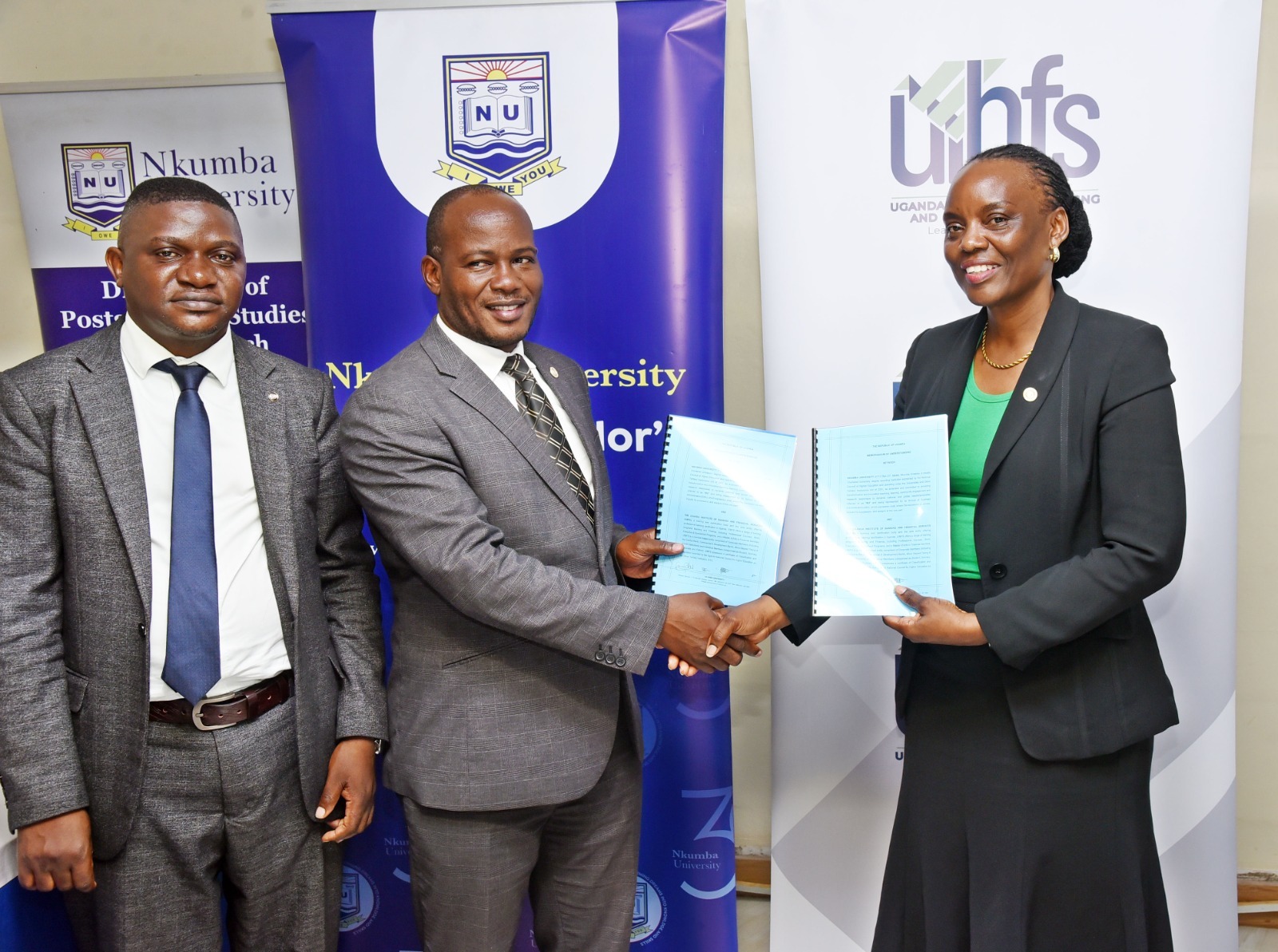 UIBFS, Nkumba University Sign MoU to Boost Financial Sector Training and Skilling