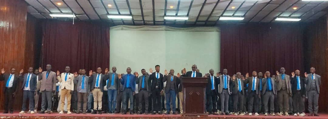 On the 10th, during the “Shincheonji Church of Jesus, the Temple of the Tabernacle of the Testimony, Peter Tribe, Ethiopia 84 Churches Signboard Changing Ceremony,” representative pastors from all 84 churches conducted a pledge ceremony