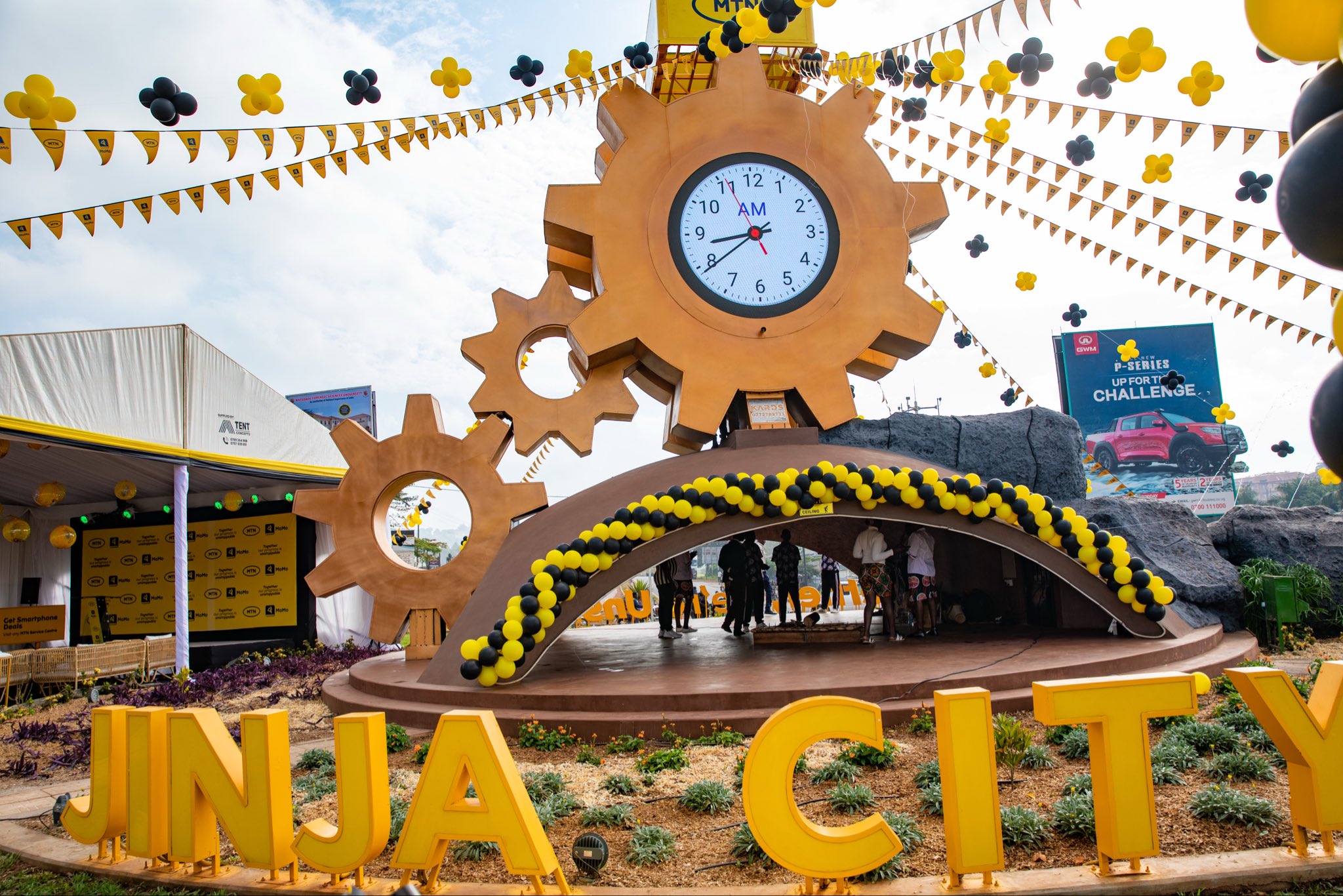 MTN Breaks Ground on Jinja City Fountain Refurbishment