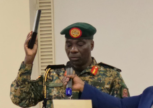 Brig. Gen. Tukachngurwa Swears In as Chairperson of General Court Martial