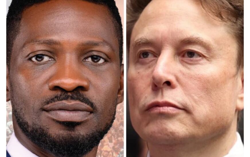 Bobi Wine and Elon Musk