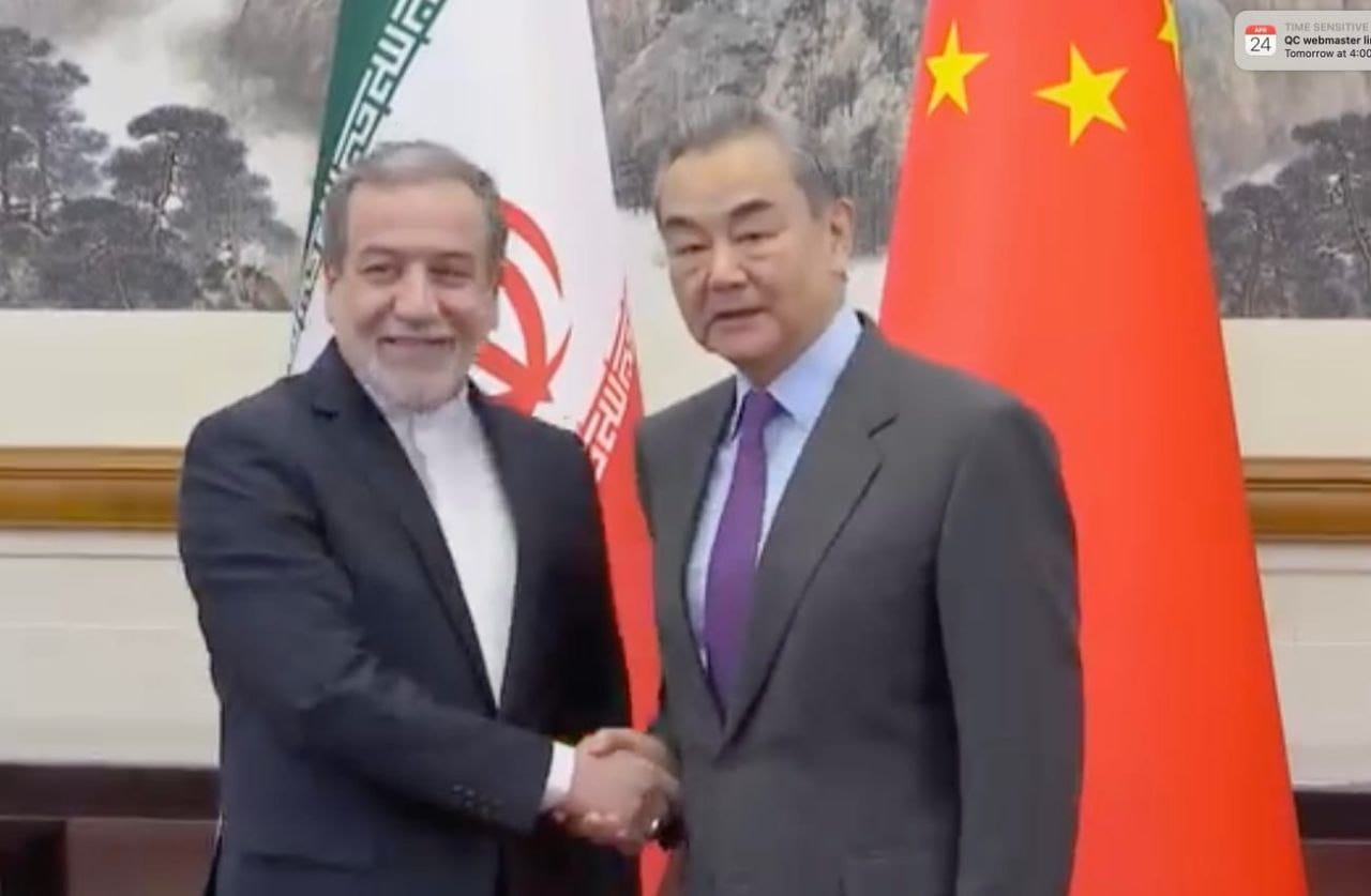 China’s Wang Yi Speaks With Iran’s Araghchi as Beijing Backs Tehran Amid Rising Tensions