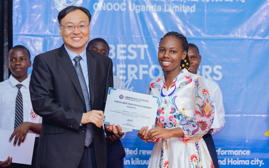CNOOC rewards top students, expands education support in Bunyoro