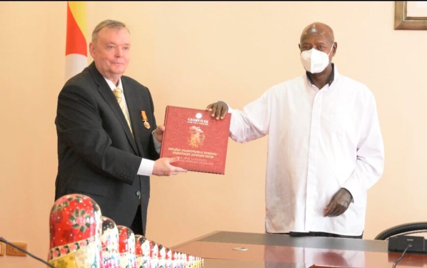 Vladlen Semivolos and Museveni