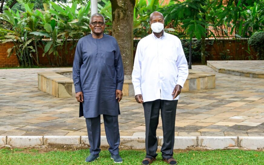 Museveni and Dangote
