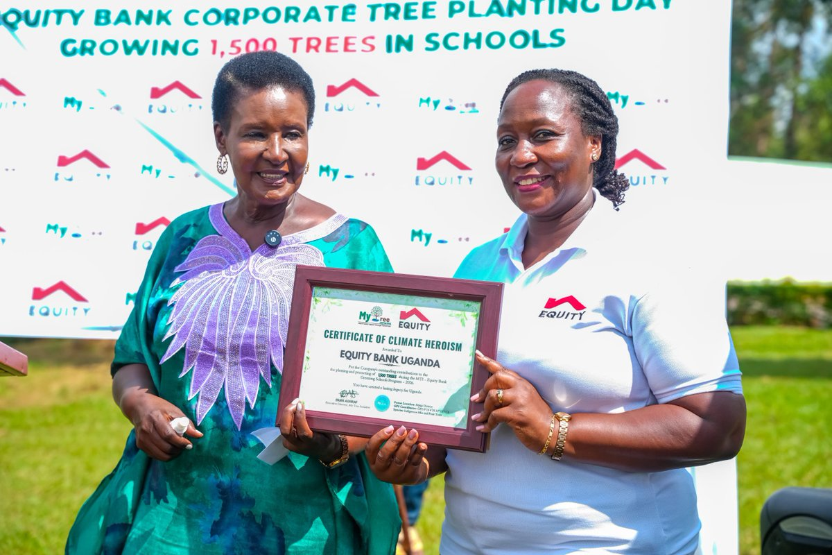 Kyambadde Joins Equity Bank, My Tree Initiative in Major Mpigi Tree Planting Drive