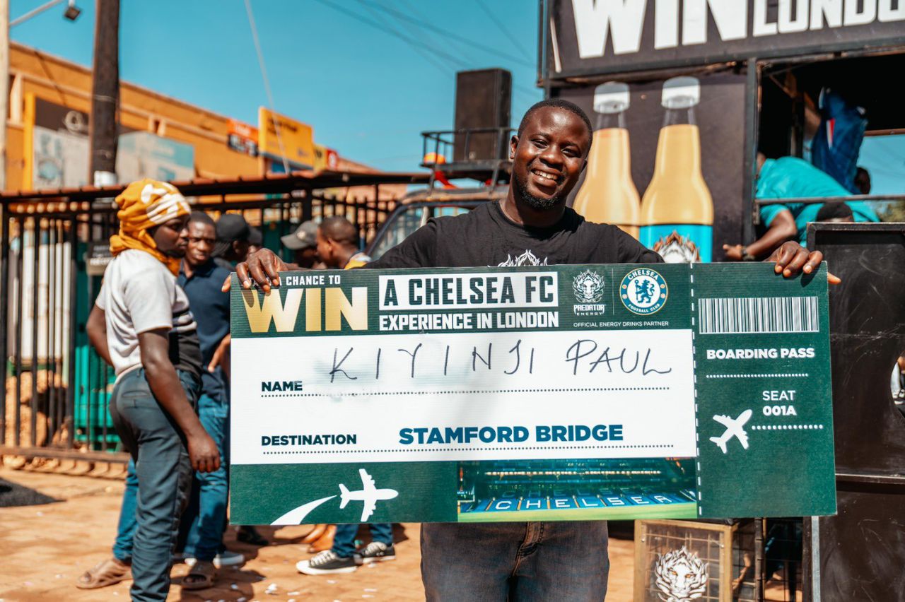 Masaka Taxi Driver Scoops Chelsea Match Trip in Energy Drink Campaign