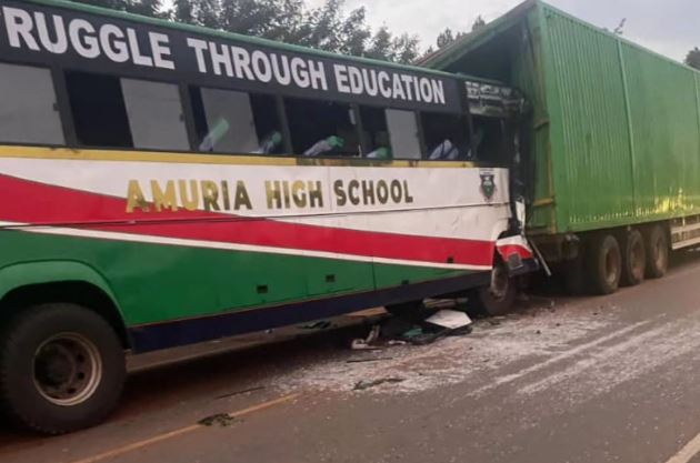 Driver Killed, 15 Students Injured as School Bus Rams Stationary Trailer
