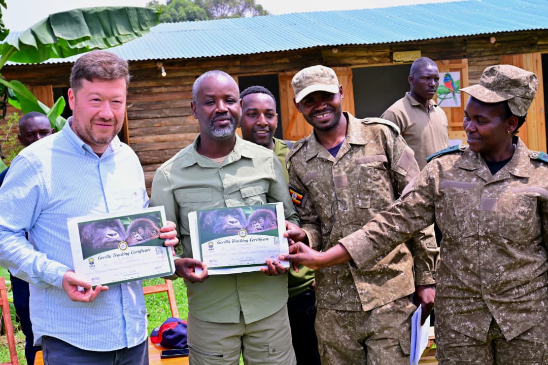 Czech Speaker names baby gorilla ‘Tomáš’ in Bwindi