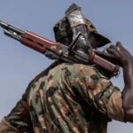 An armed military personnel in the ongoing Sudan conflict that has left thousands dead while others displaced Courtesy