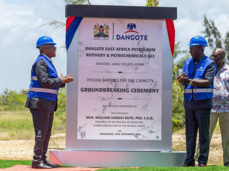 Dangote breaks ground on $16bn Lamu refinery