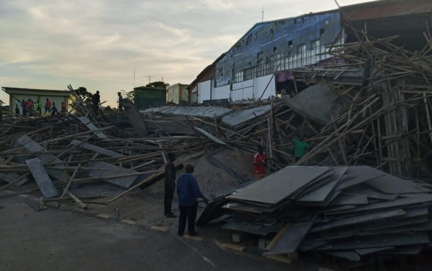 Over 20 rescued as brother Ronnies church building collapses in Wakiso