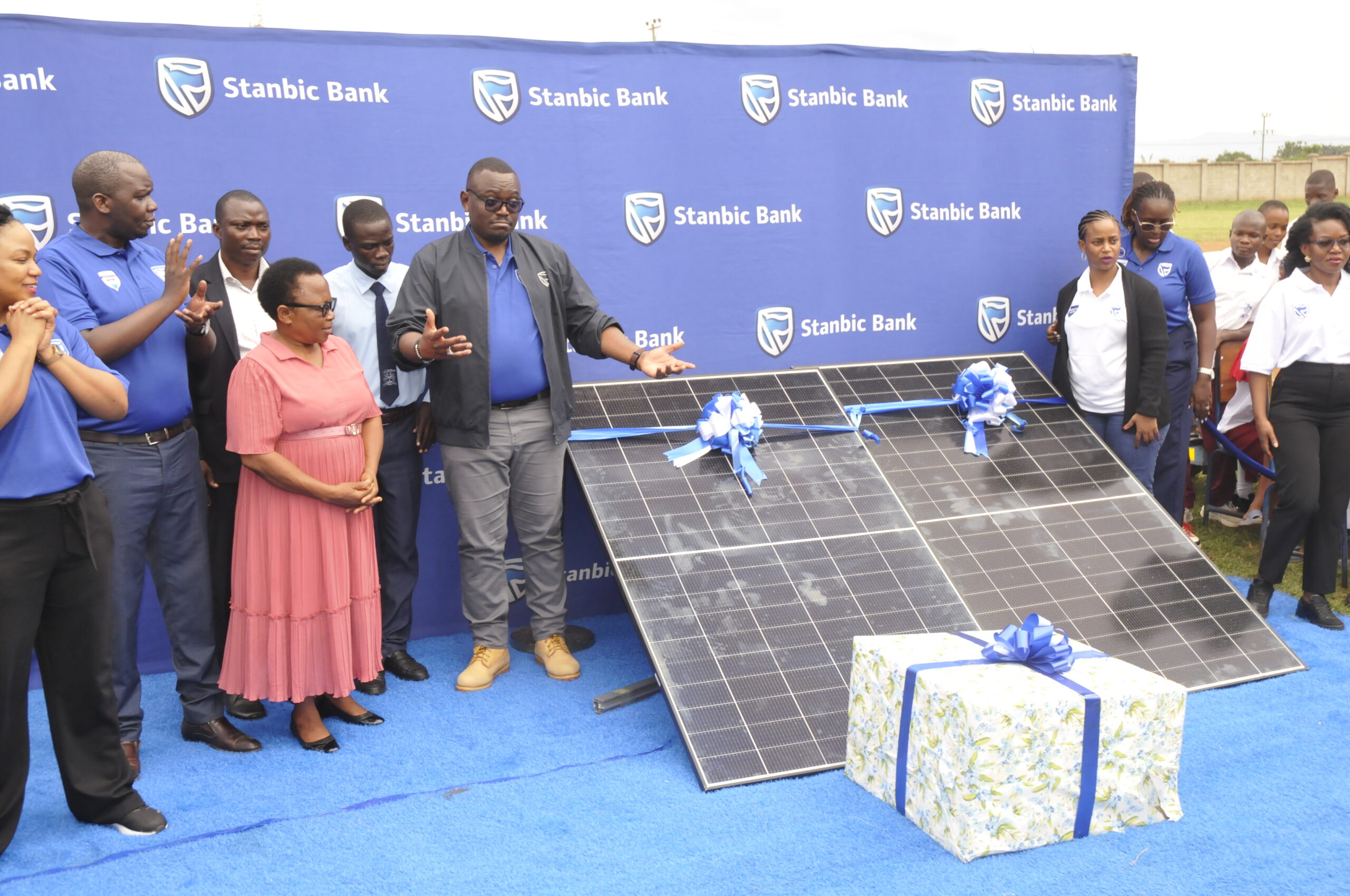 Stanbic lights up Mbale School for the Deaf with new solar system